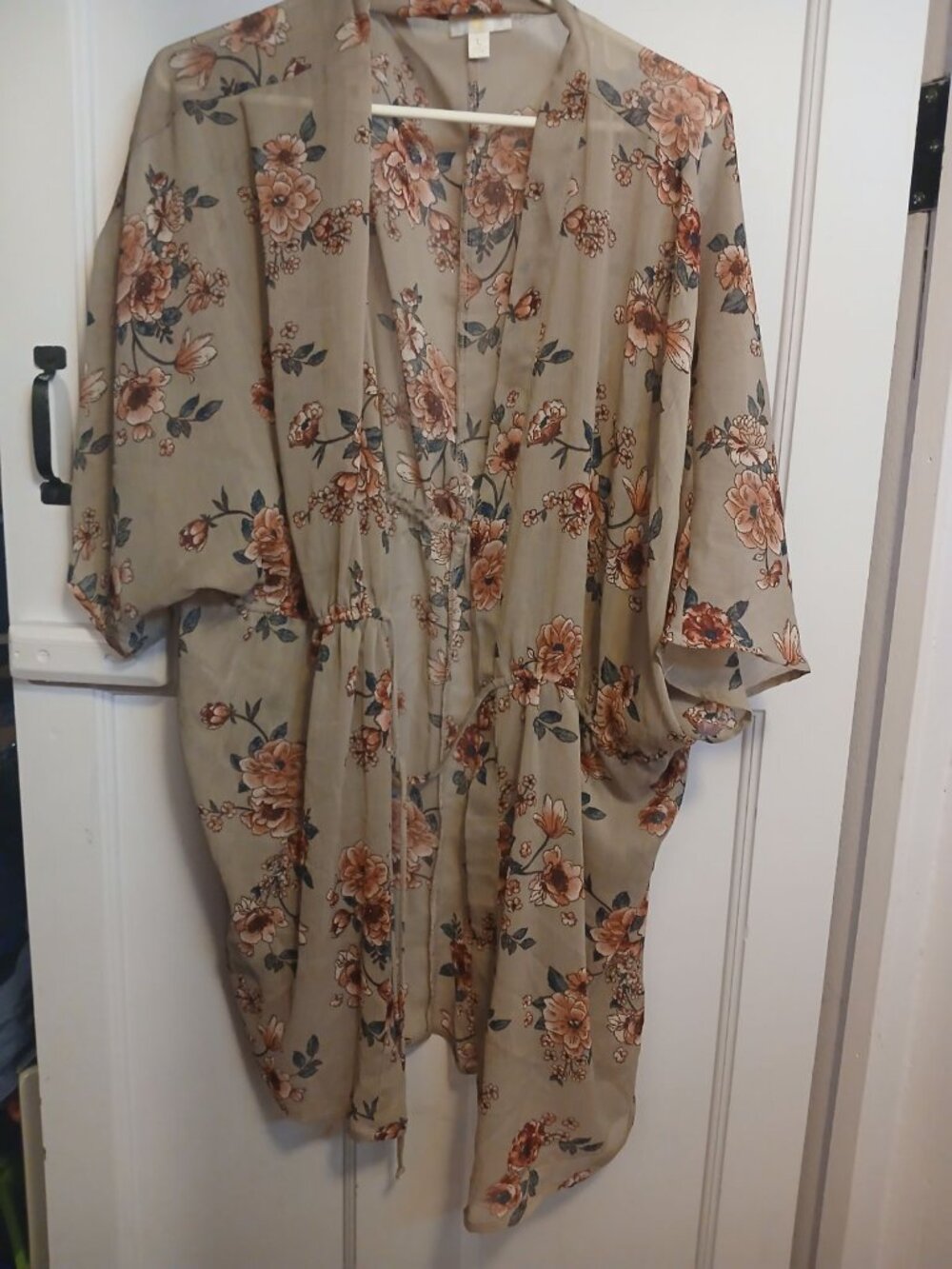 C Womens L Floral Top